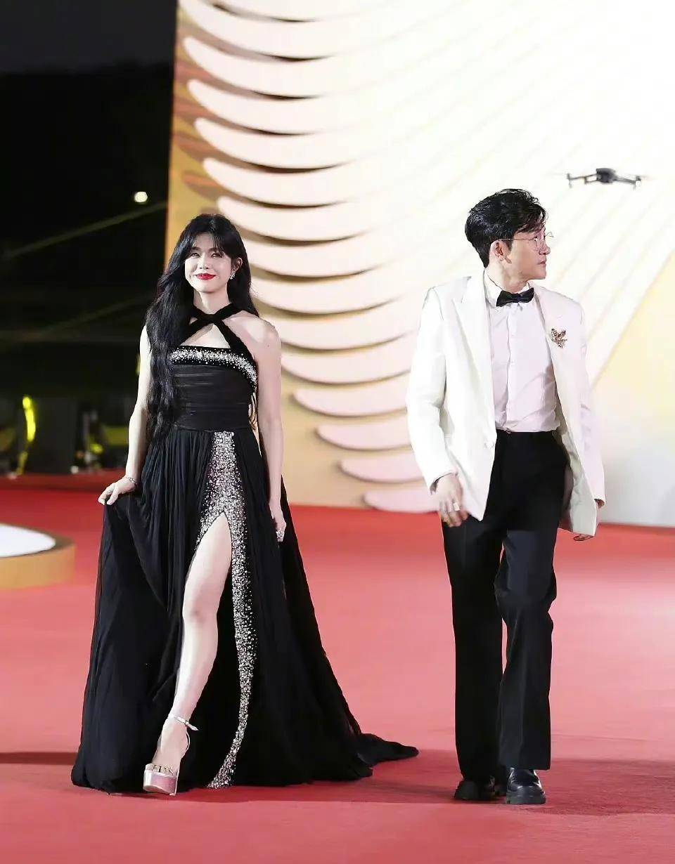 金鸡奖红毯:柳岩时尚,宁静撞衫万茜,baby只惊艳了上半身_身材_裙子