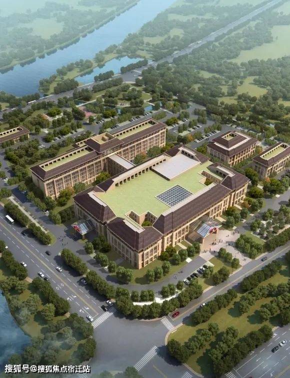 浙江大学医学院附属第一医院总部实景图,图源自网络(右上)浙一良渚