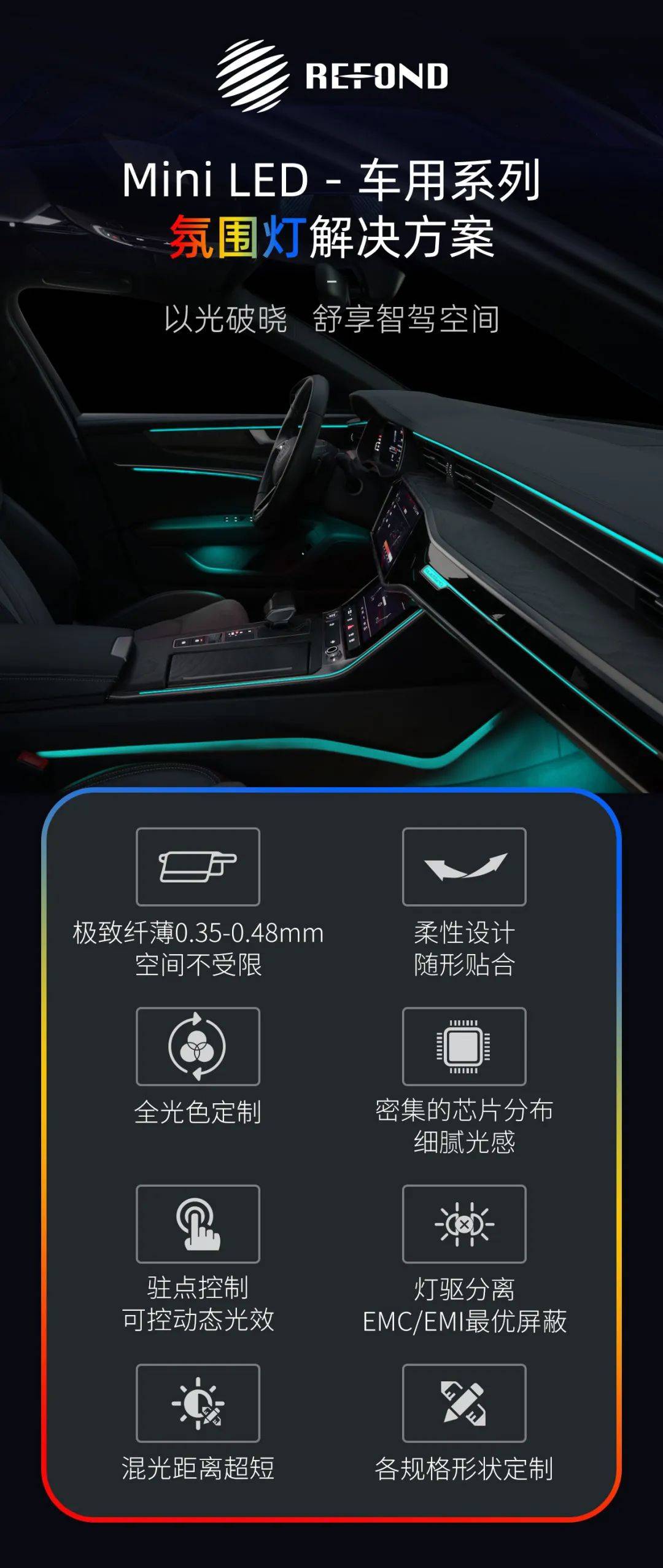 以光破晓 | Mini LED氛围灯打造舒享智驾空间_搜狐汽车_搜狐网