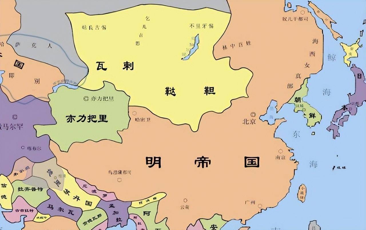 明太祖朱元璋_版图_中原