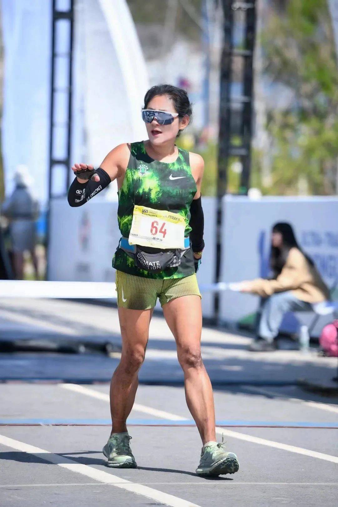 杨梦琪出战2023崇礼168超级越野赛mtc70组别,收获女子第8名心态的