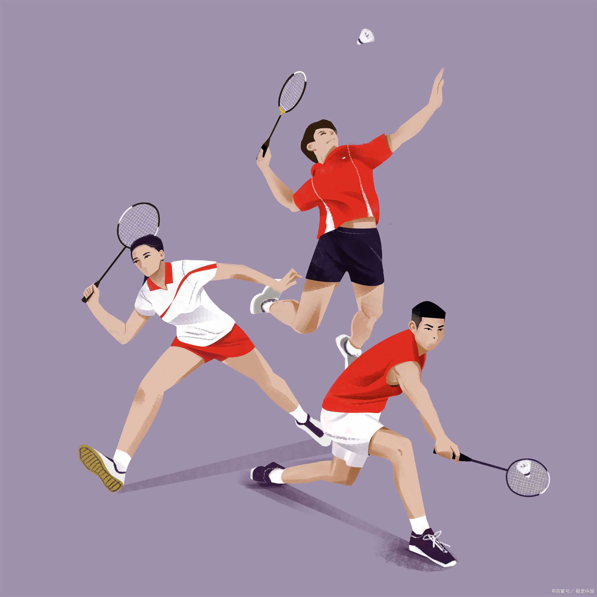 打羽毛球的好处你知道吗?_运动_人们_减肥