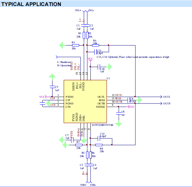 封裝, qfn16l 3mm*3mm160mw(pvdd=5v, fin=1khz, rl=3268, thd n=0