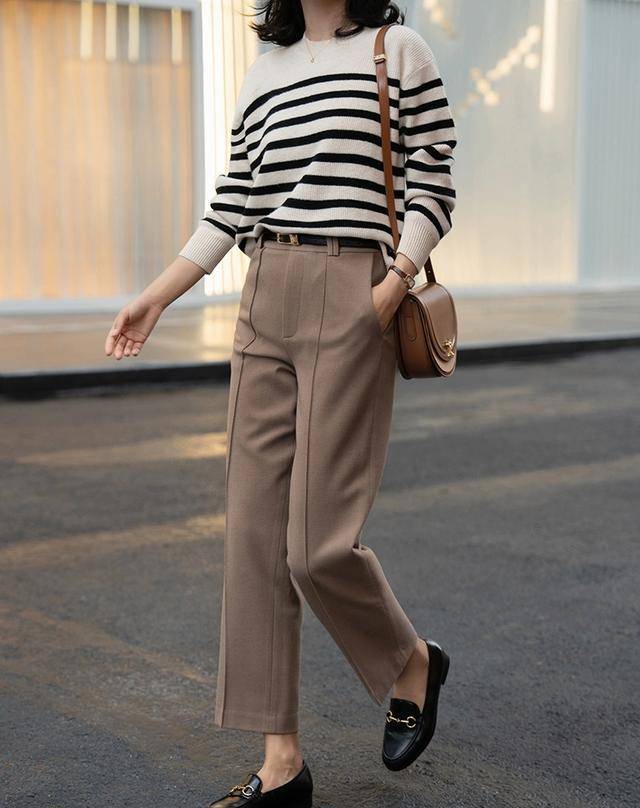 如果你也喜欢这样的裤子,可以放心买一条,因为无论什么场合都适合穿