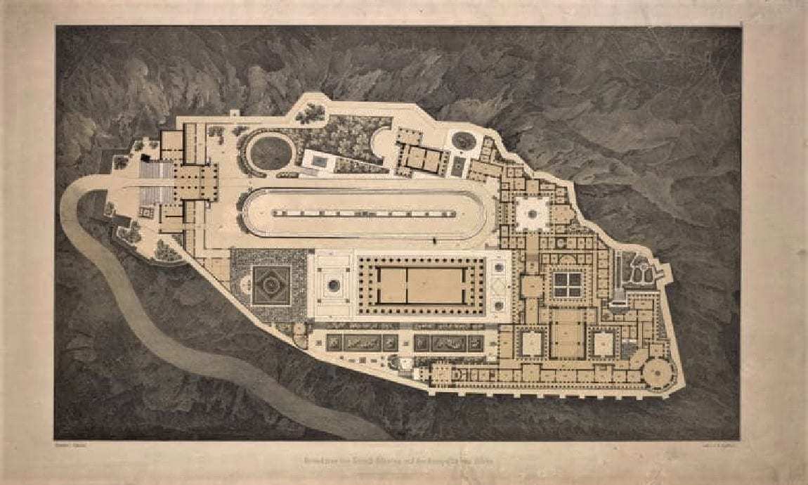 雅典卫城博物馆平面图图片