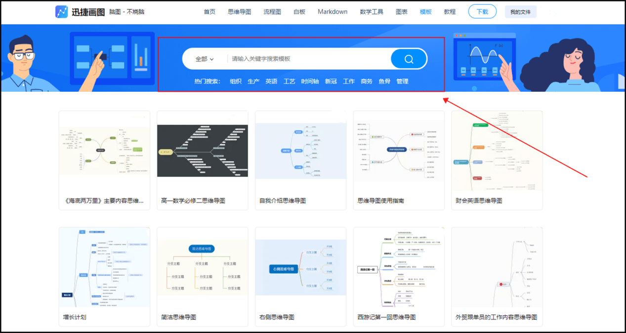 使用軟件工具可以節省時間,提高效率,比如說【迅捷畫圖】等.