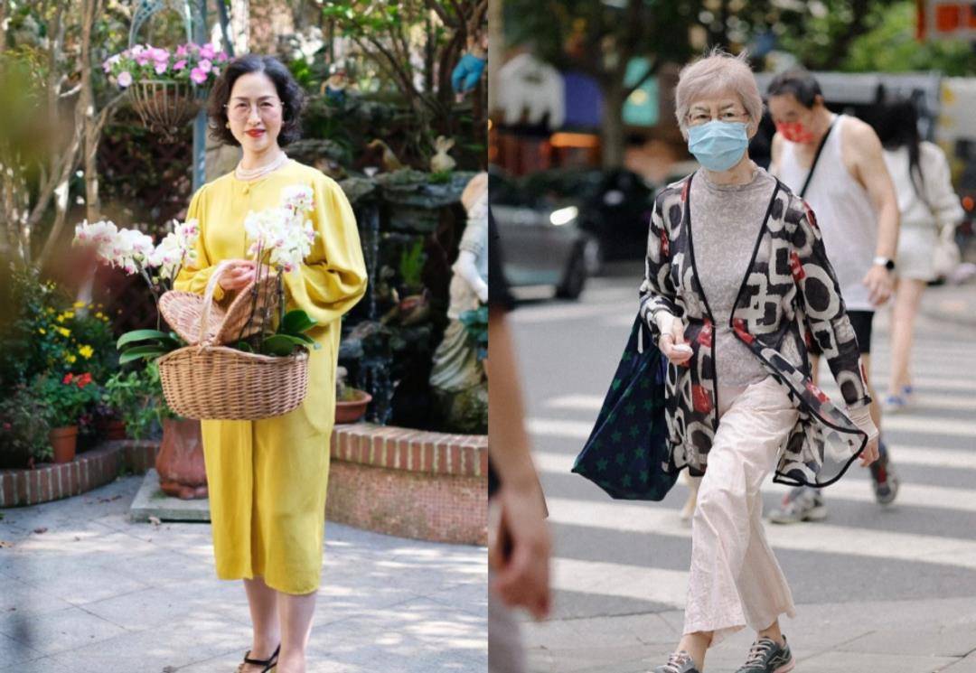 看完上海老太太的穿搭,我发现:简单的衣服,白发,优雅又时尚_奶奶_女性