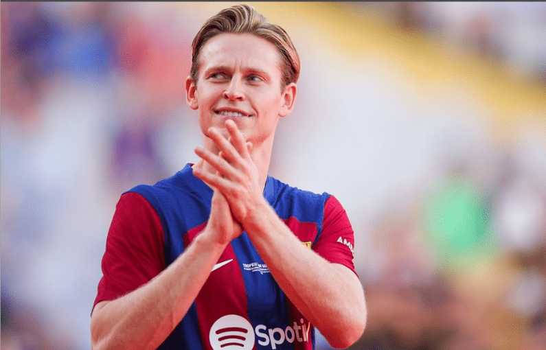 即将复出的德容当爸爸了!