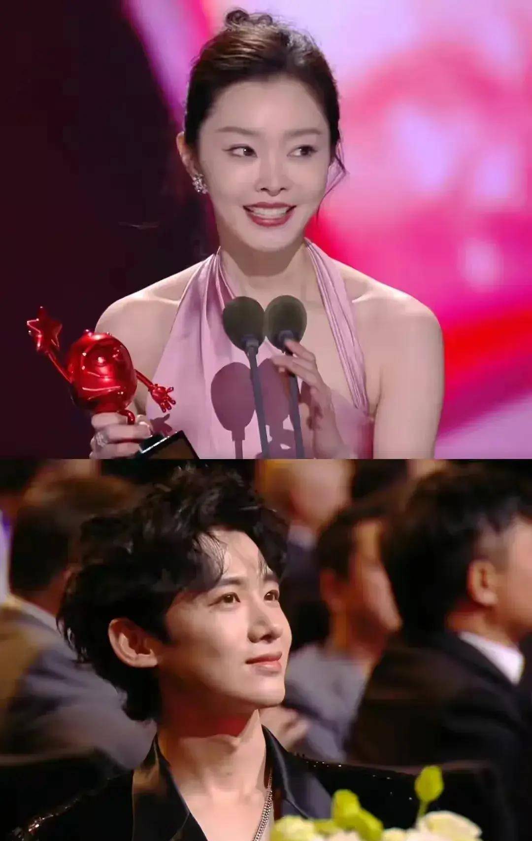 杨幂在颁奖典礼上无意中听到的八卦,让她的演讲一改,成为了台上关注的