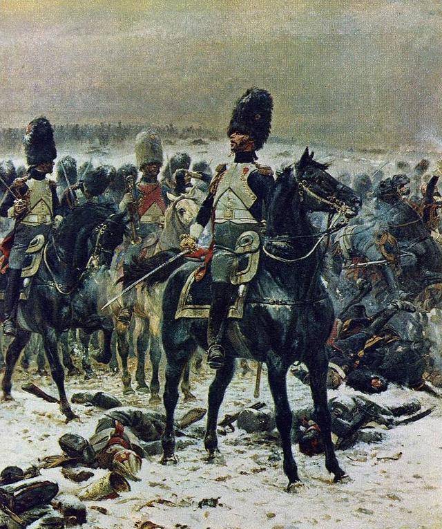 拿破仑御前卫队,法兰西帝国曾经战力最强悍的部队_近卫军_精英_熊皮帽