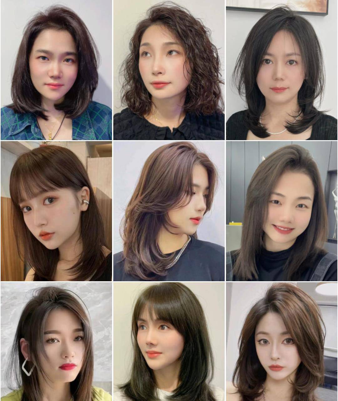 这三种发型都是宝藏很难不觉得她们很美