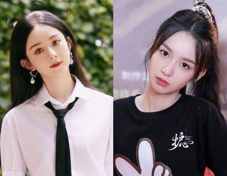 我第一次了解周也是因为赵丽颖.