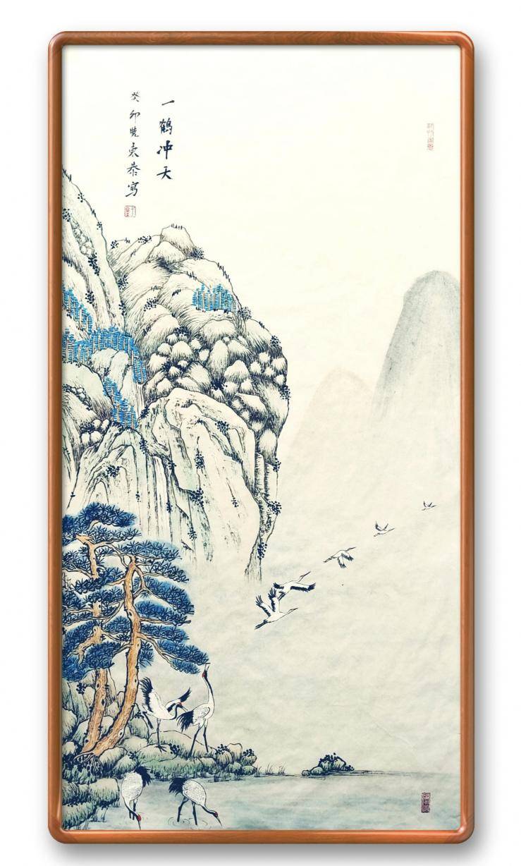 画家于晓东受邀参加"北京书画展",其作品在展览中被藏家收藏_中国