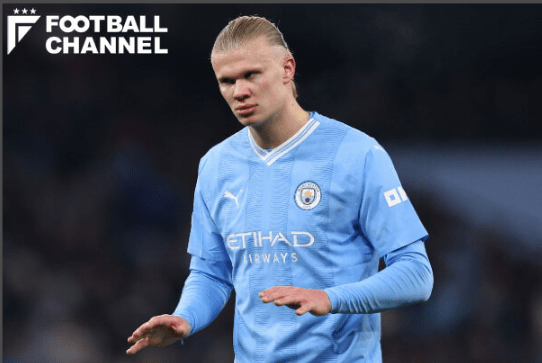 曼城前锋埃尔林·布劳特·哈兰德被誉为世界上最好的前锋_进球_在英超