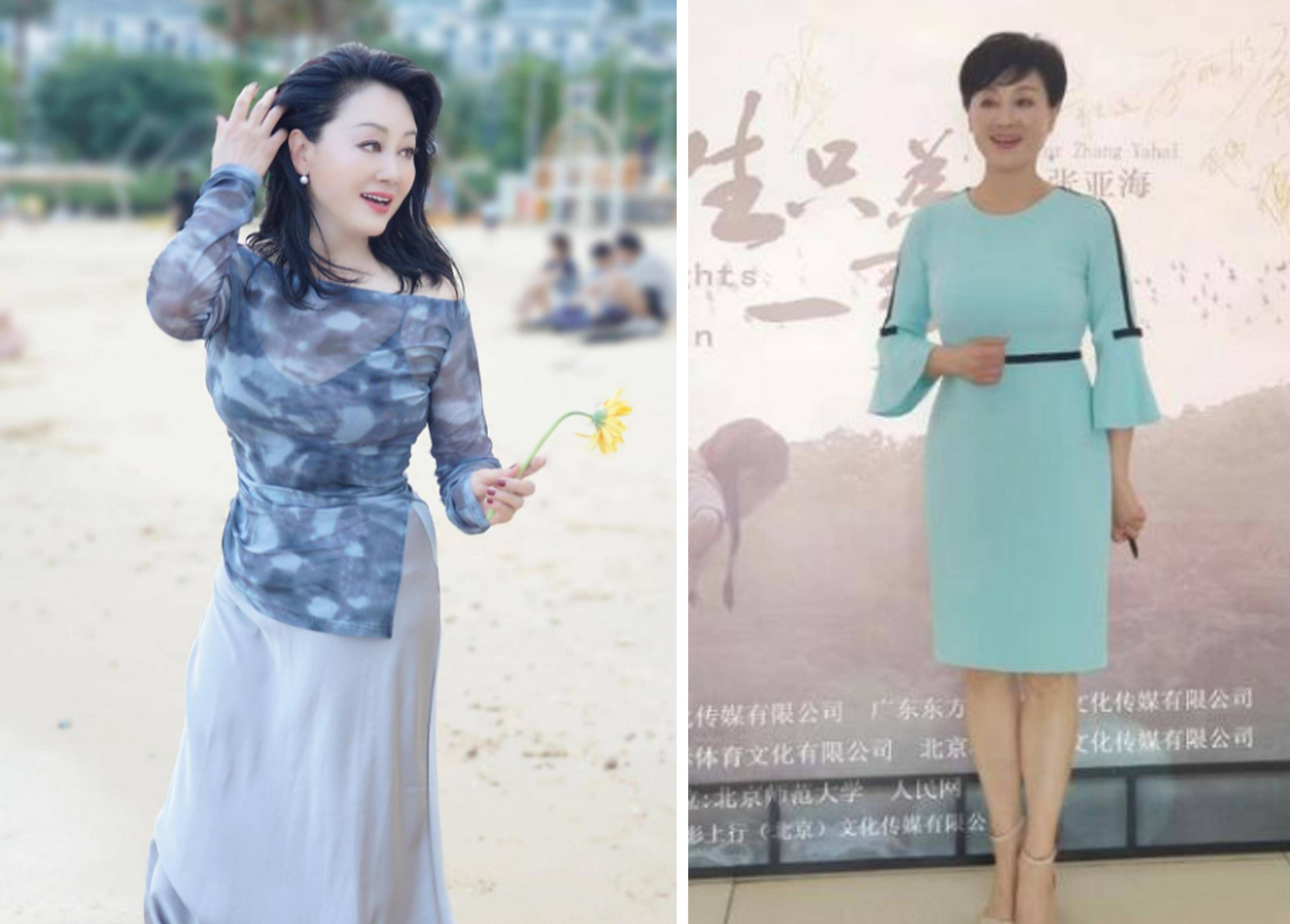 看了王姬的穿搭造型,我发现不穿老年装不留老年头,微胖也洋气_发型