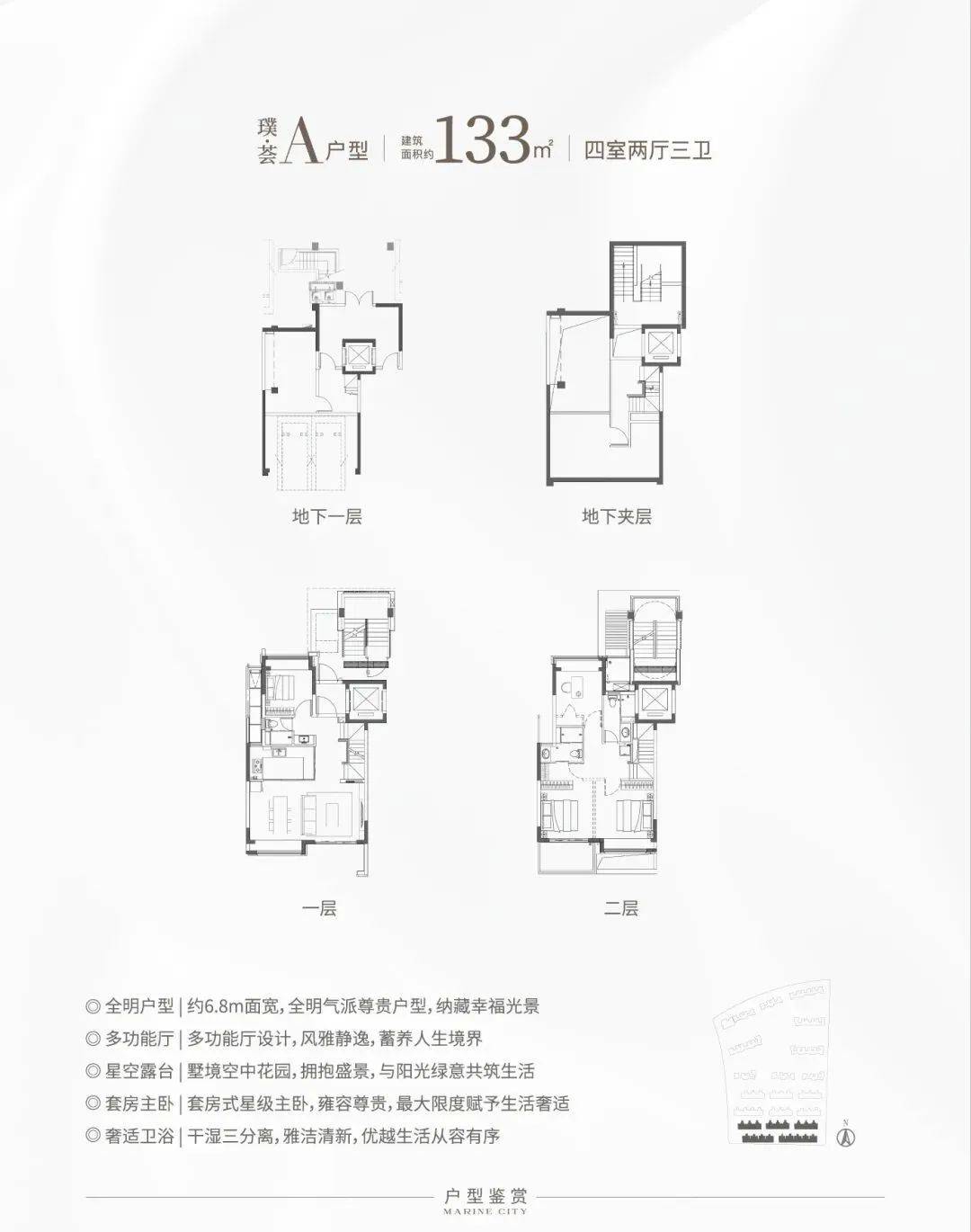 戶型圖如下:華髮始終站在居者的角度,以