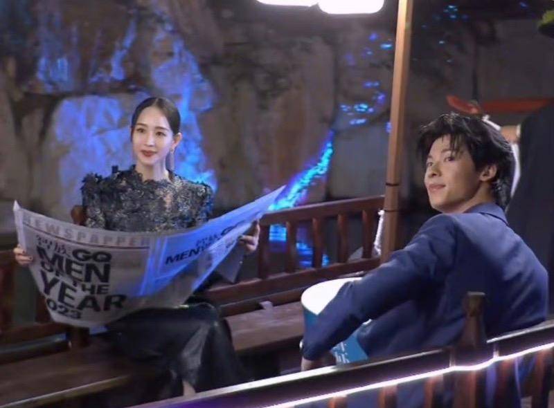 明星同船现场看起!_杨天真_话题_贾乃亮