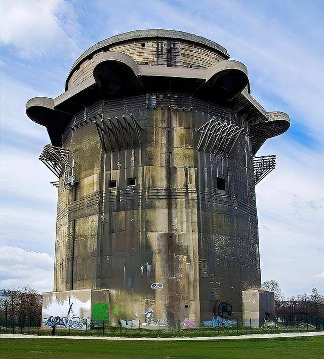 德国巨型防空塔图纸图片