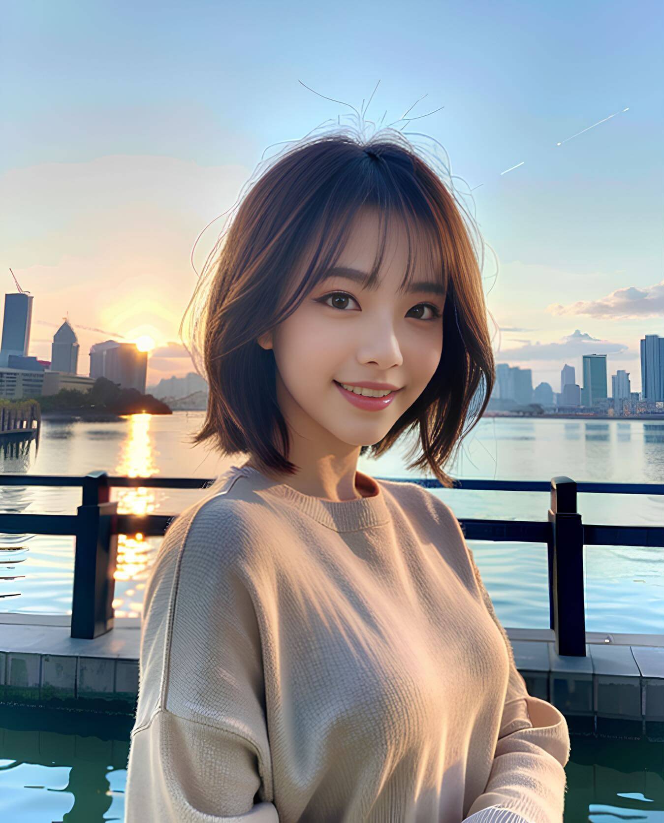 瓜子脸的女性发型别乱剪看看这几种让你美出新高度