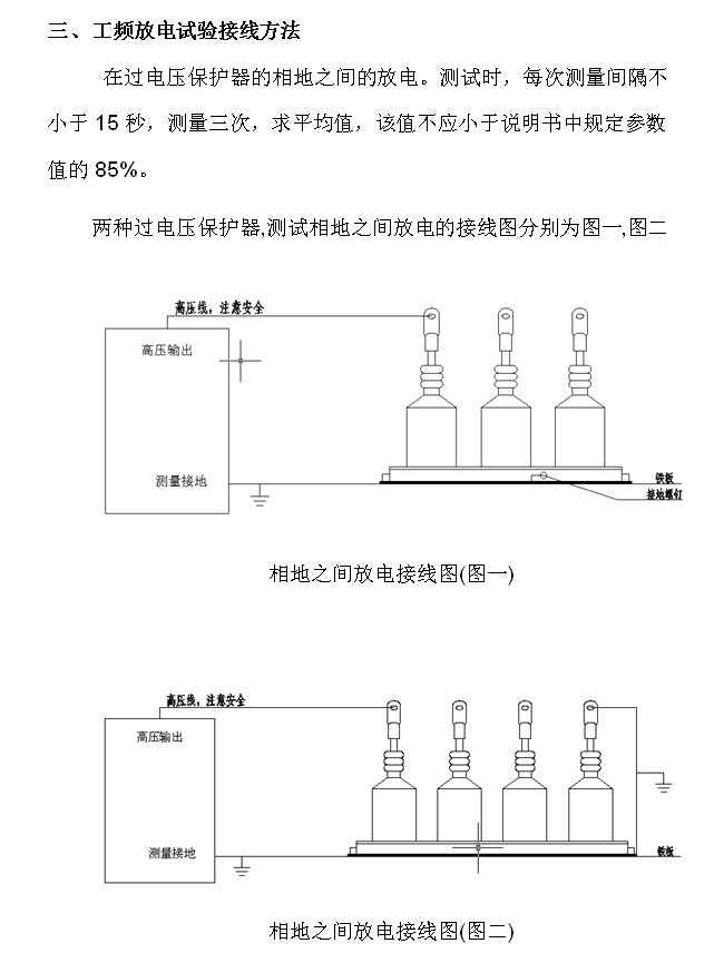 避雷器或tbp過電壓保護器試驗儀_的測試_放電_保護方式