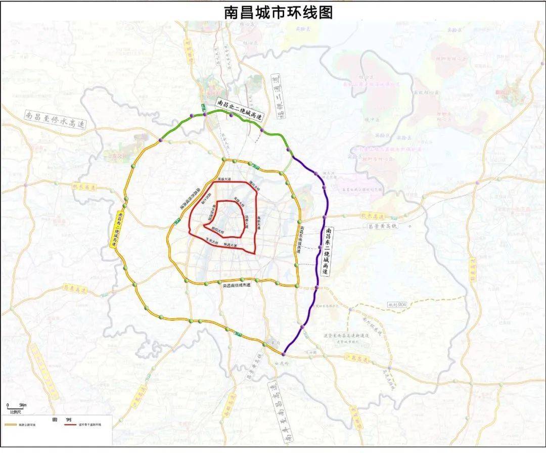 【4環 4站】南昌交通大發展!看看你家在幾環?_建設_車站_高速公路