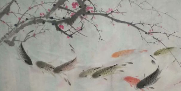 水墨大师宋亚亭:维扬画鱼第一人_全国_作品_江苏