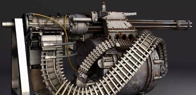 加特林机枪近距离威力惊人,火力像冰雹,落后小国一般都用不起_射速