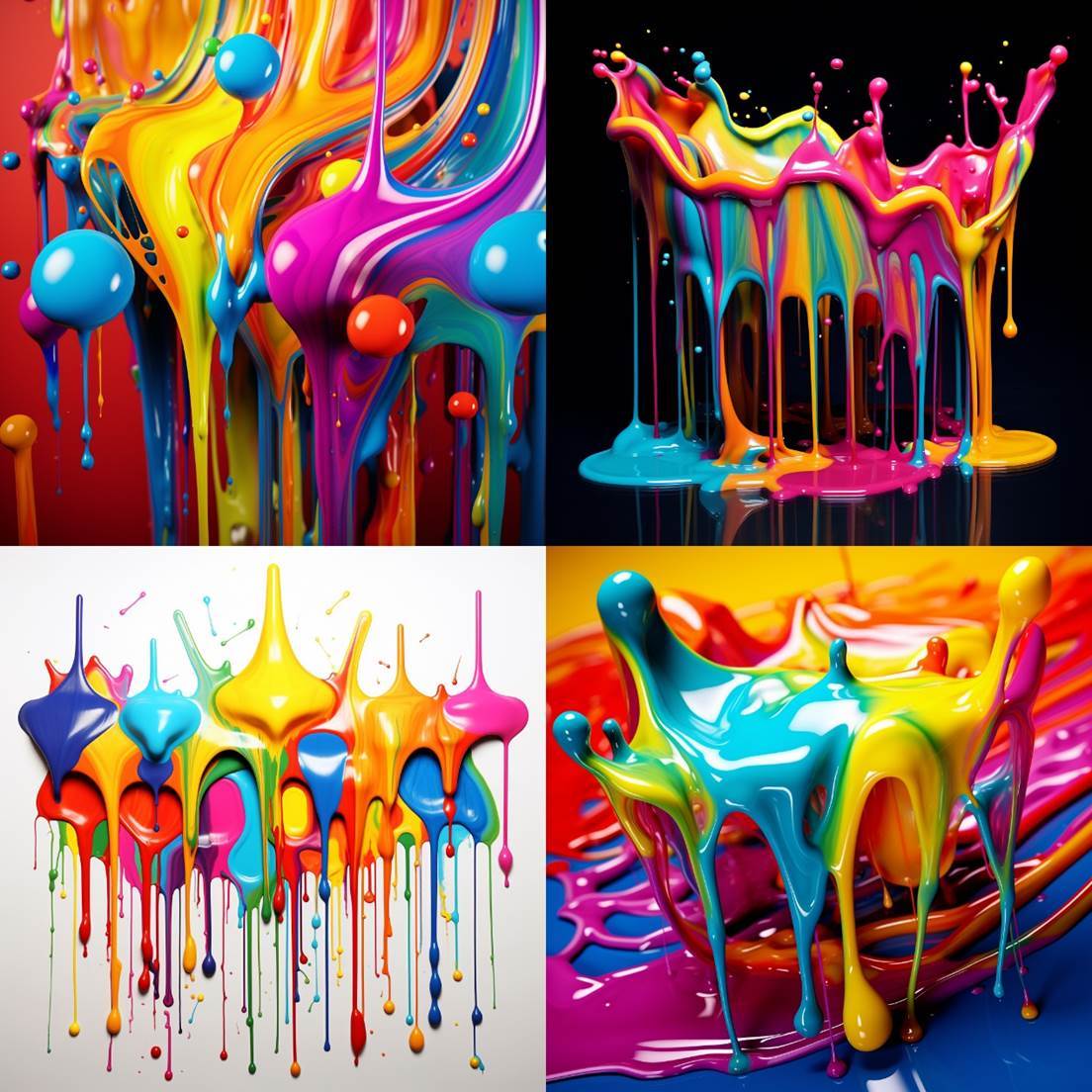 04|ai绘画教程:原来ai也能作出这么精美的ppt图案_背景_风格_颜料