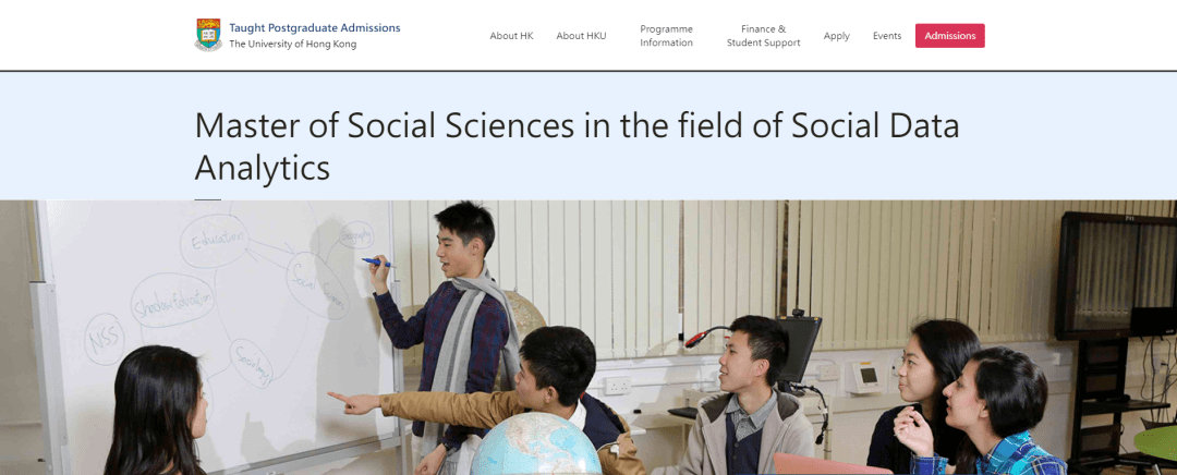 masterof social sciences in thefieldof social data analytics社會