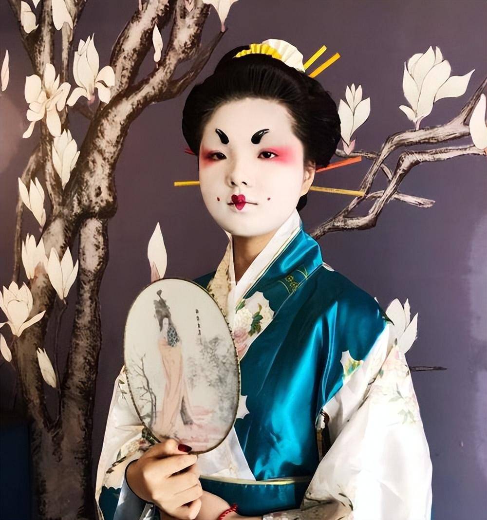 日本传统头饰 艺伎图片
