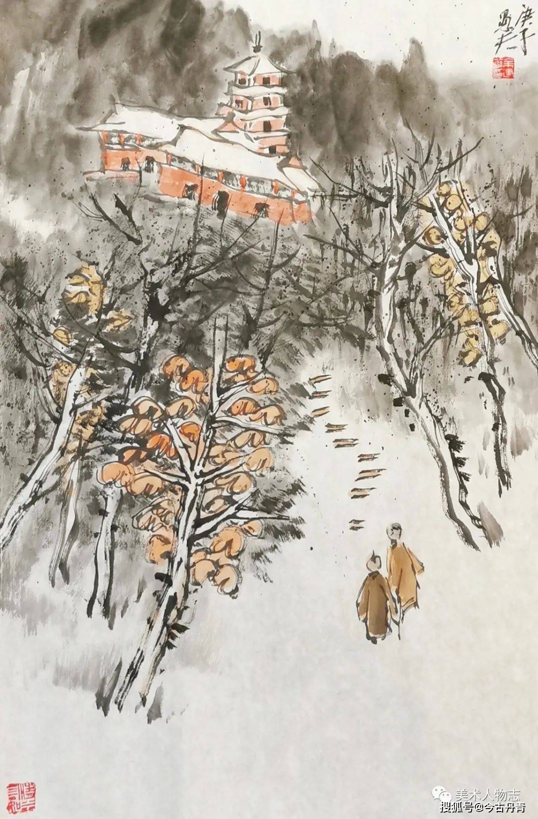 受市场欢迎的中国书画百佳画家公示展示——余建华_创作_山水画_文化