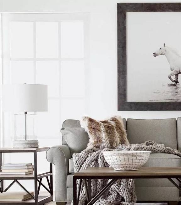 不需要过多的装饰,随心随性,如果你讨厌清冷的装修风格,那么"盐系"的