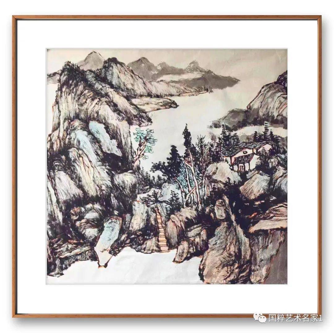 欣赏画家文子千先生创作的水墨画作品,让人感到一种立体的震撼和感染