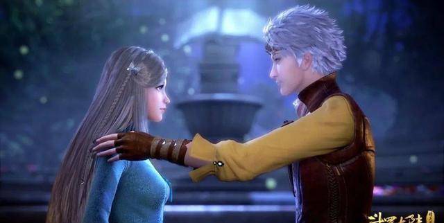 斗罗149:荣荣主动出击,奥斯卡害羞脸红,两人成功突破防线_因为_动作