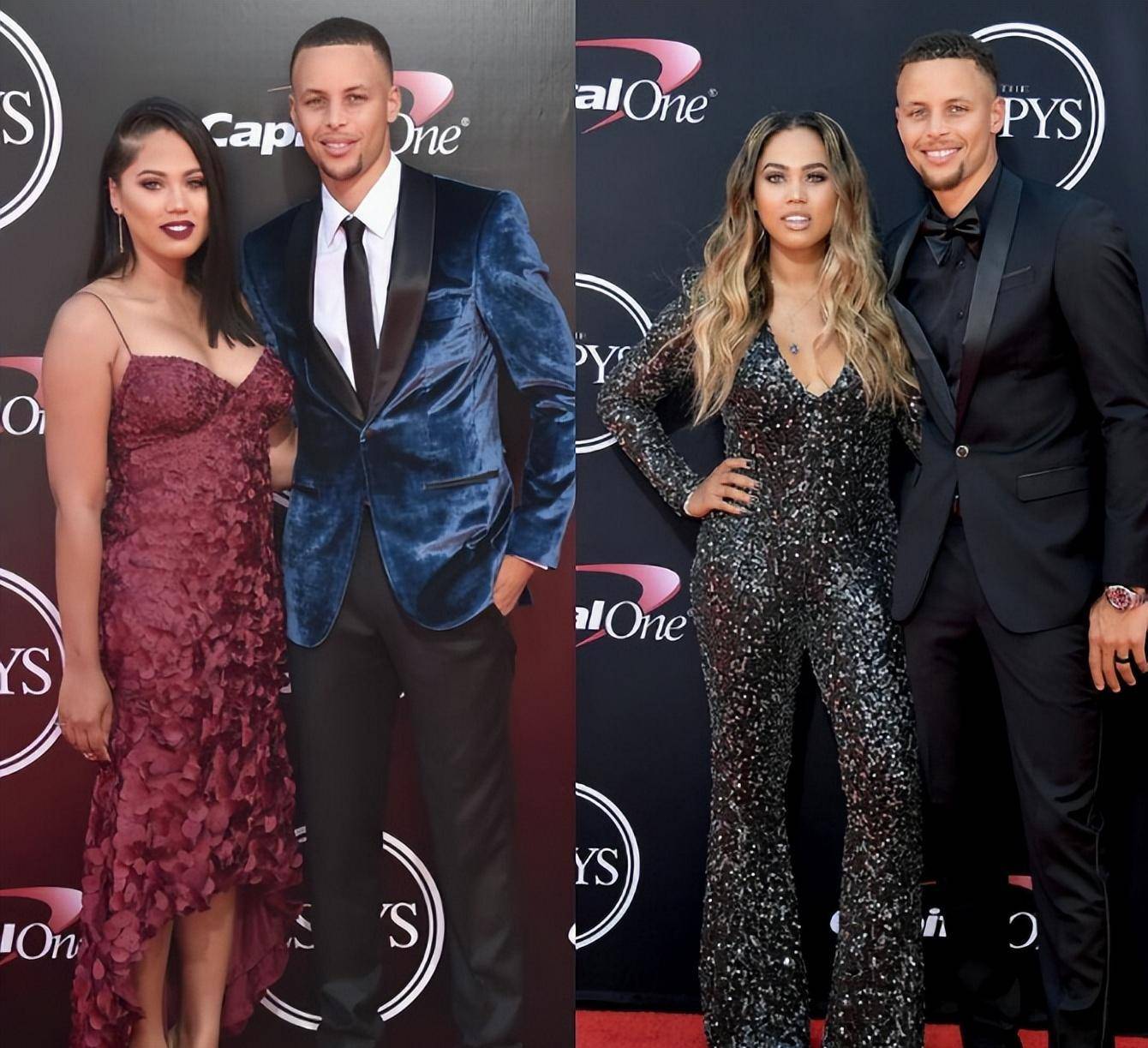 库里一家近照:35岁依然超大,3个孩子都像他,阿耶莎很漂亮_球员_勇士队