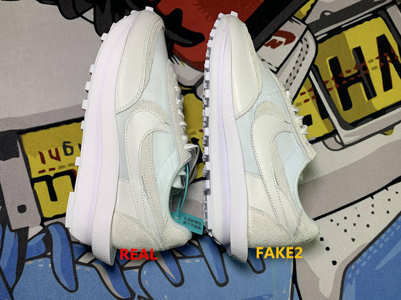 sacai2.0联名耐克开箱真假对比