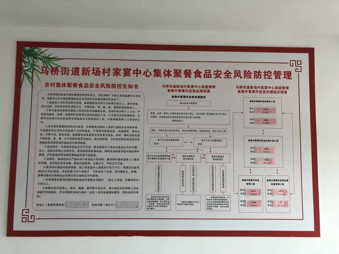 馬橋街道食安辦工作人員就集體聚餐備案和廚師現場規範化操作評價計分