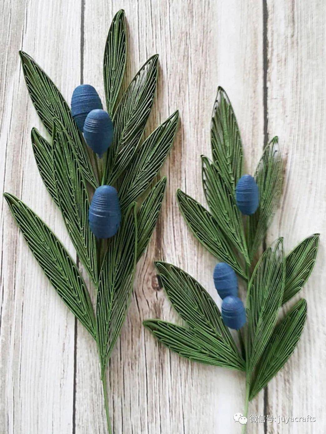 【大师作品】金海敬的衍纸叶子