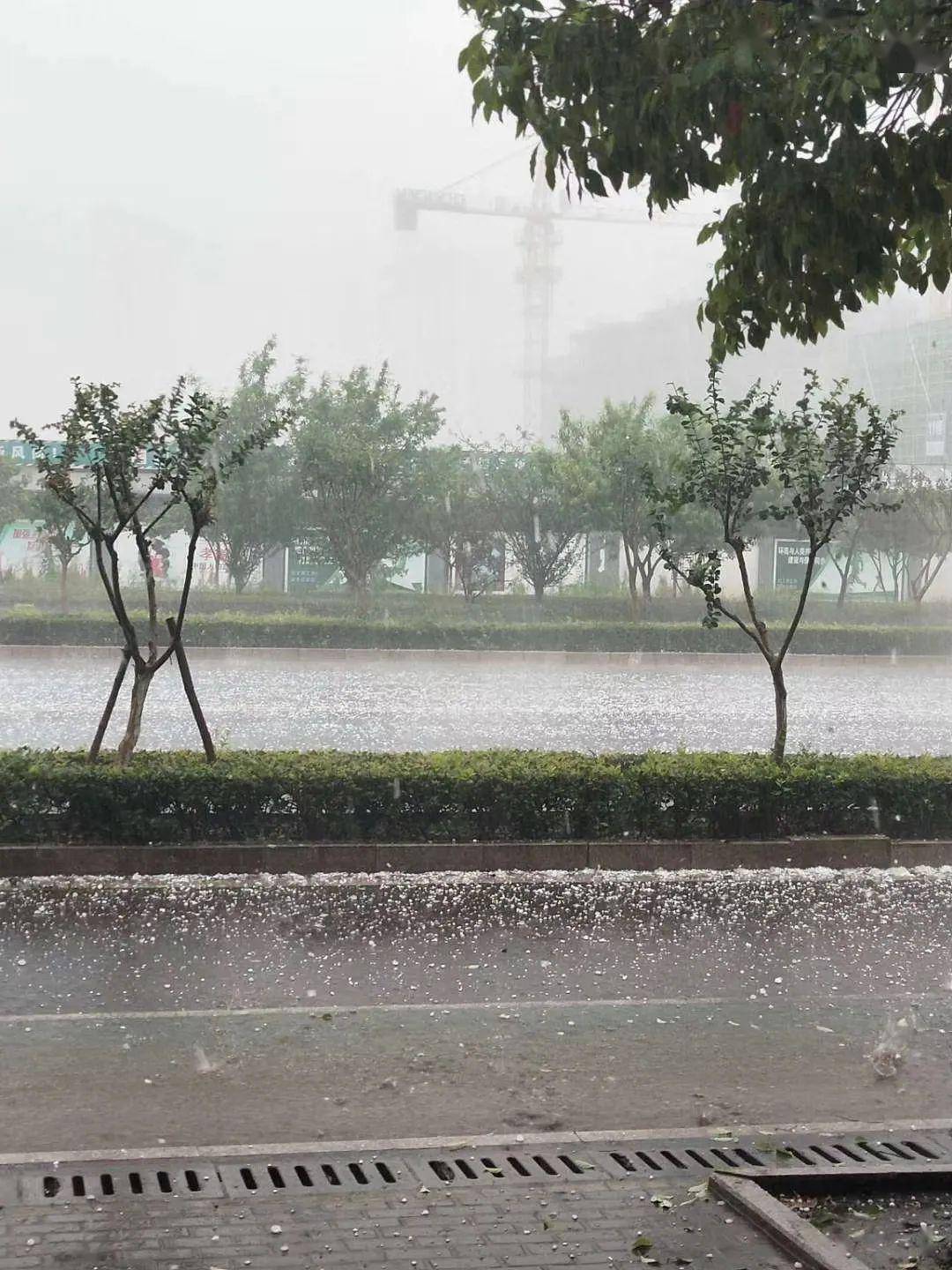 昨天下午金华这些地方下冰雹了