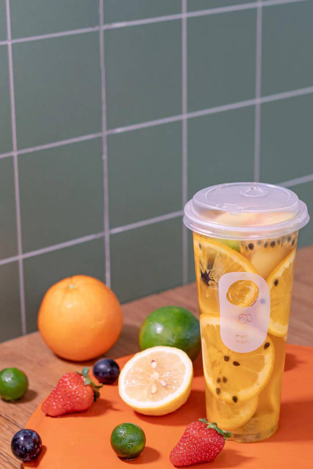奶茶,麥吉 machi machi这次也上新了夏季新品:多达8种水果的水果或者
