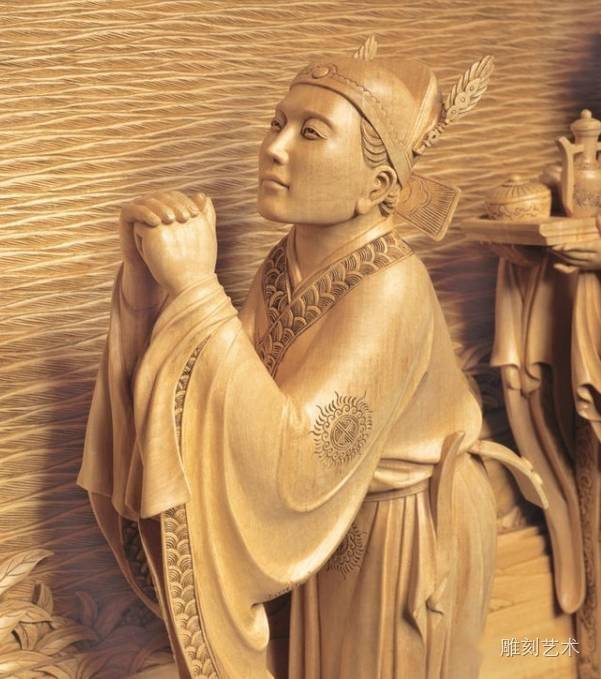 手工木雕大师平面上的立体浮雕,美到令人窒息