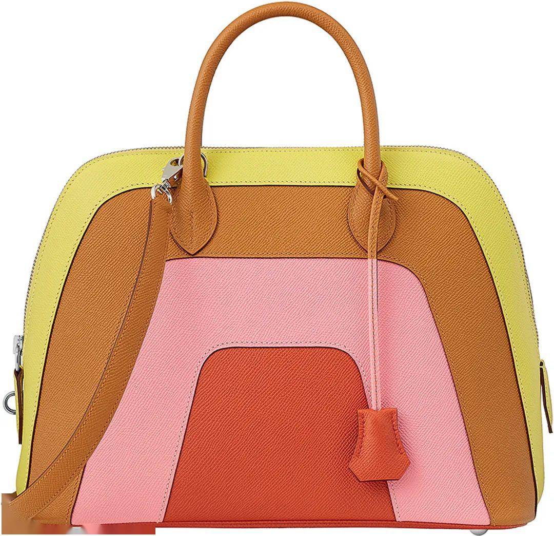 ▼爱马仕今年春夏新出的包呢,光看颜色的跳跃,就已经赢了.