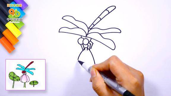 简单几笔就可以画出的彩色风景简笔画用来教给小朋友最合适了