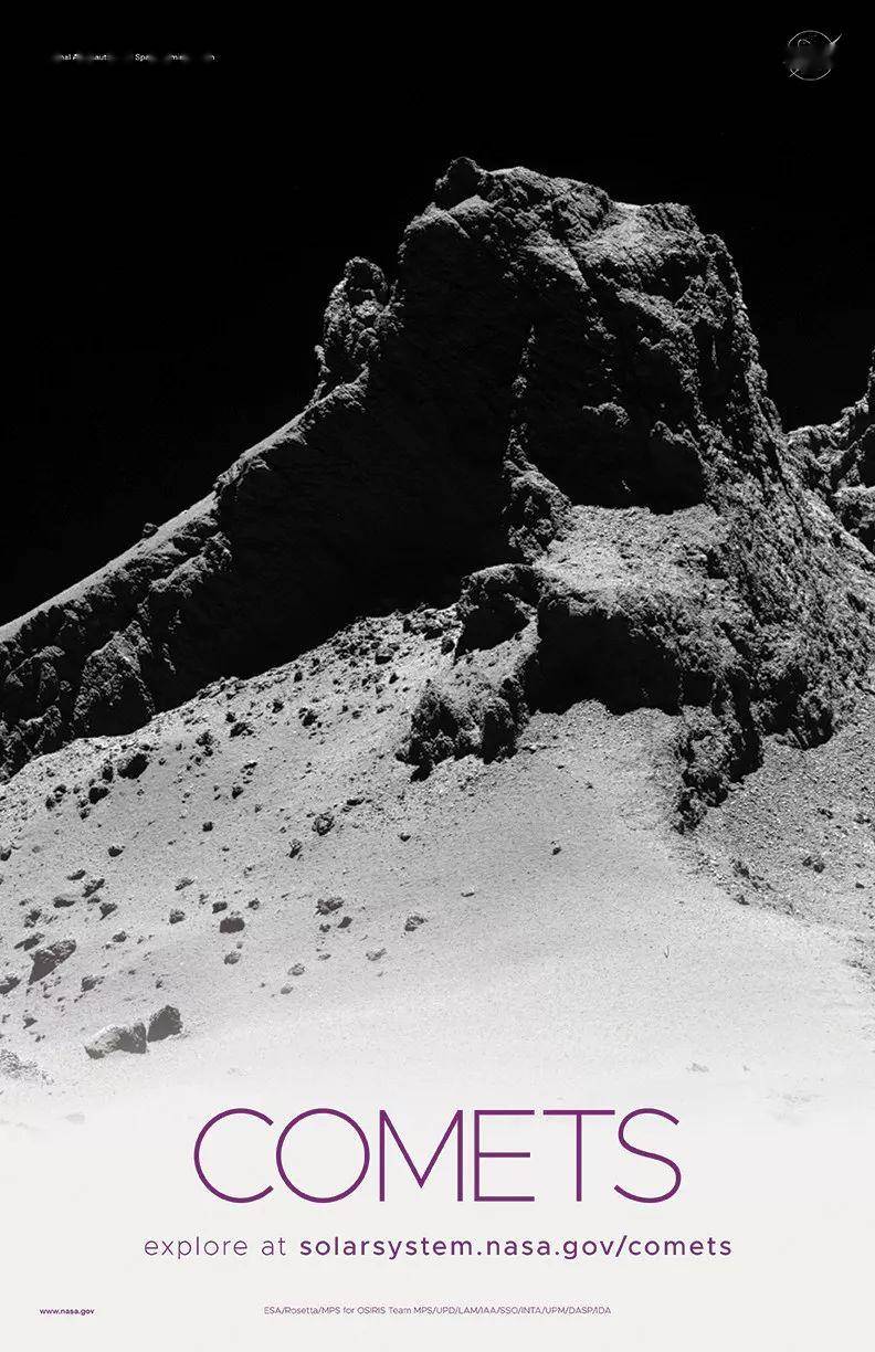 nasa发布的太阳系天体海报,张张皆可做壁纸