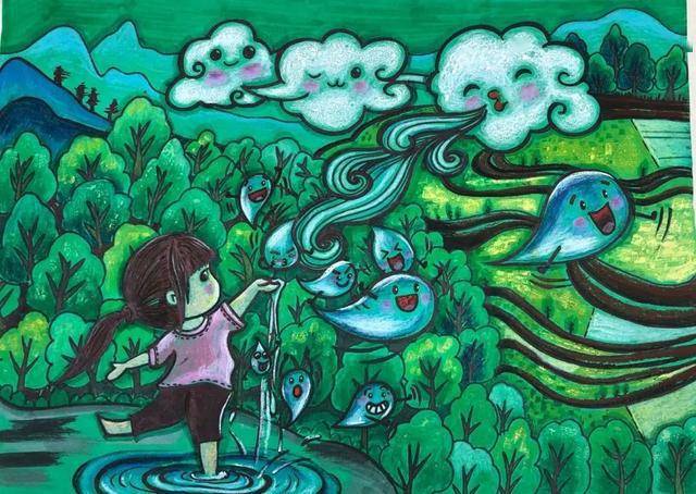 【优秀作品展 - 优秀儿童绘画作品一等奖图片 - 实验室设备网