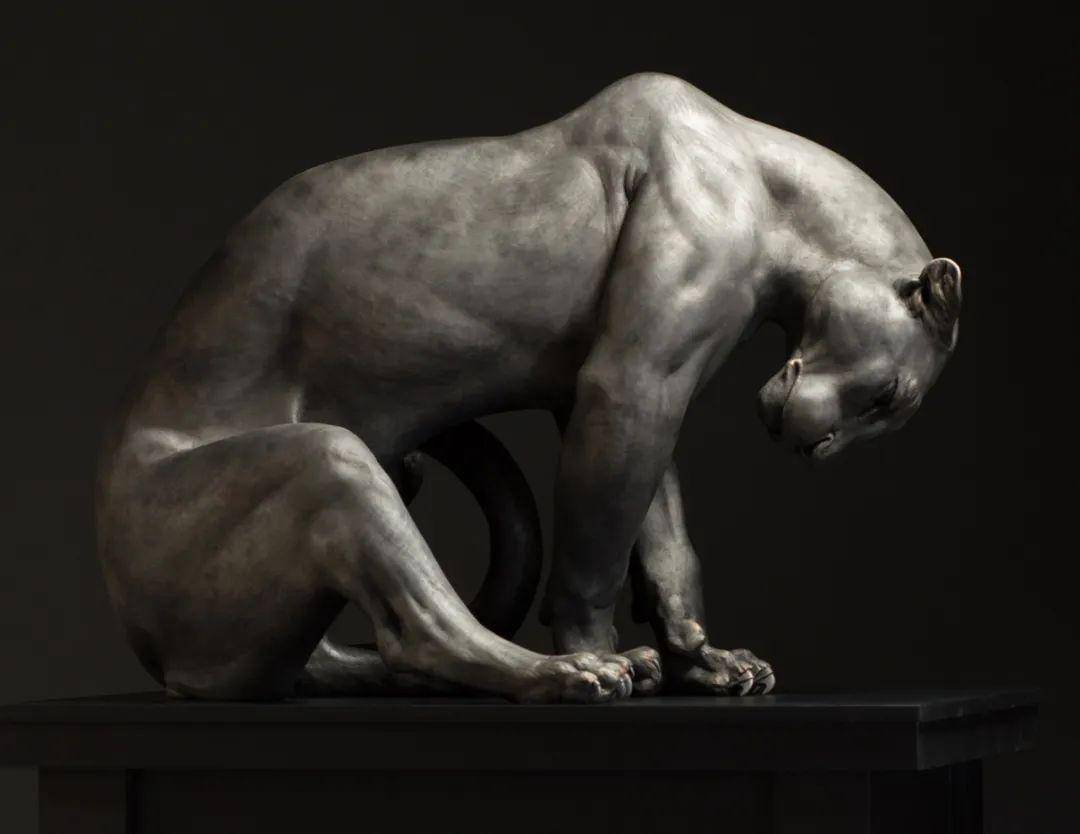 力量与气魄adammatano动物雕塑
