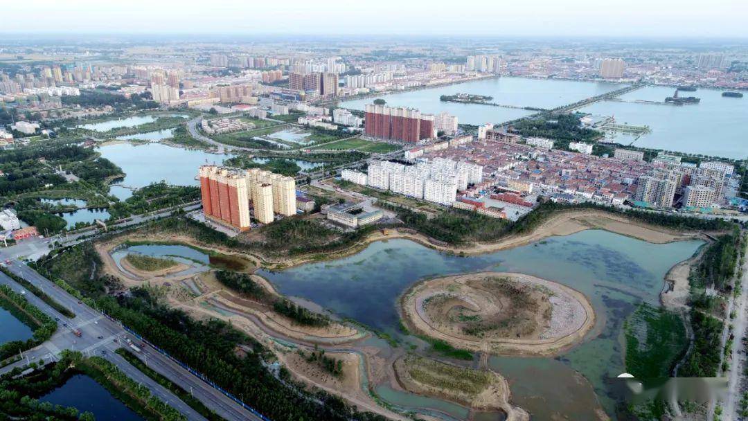 航拍睢县北城新区