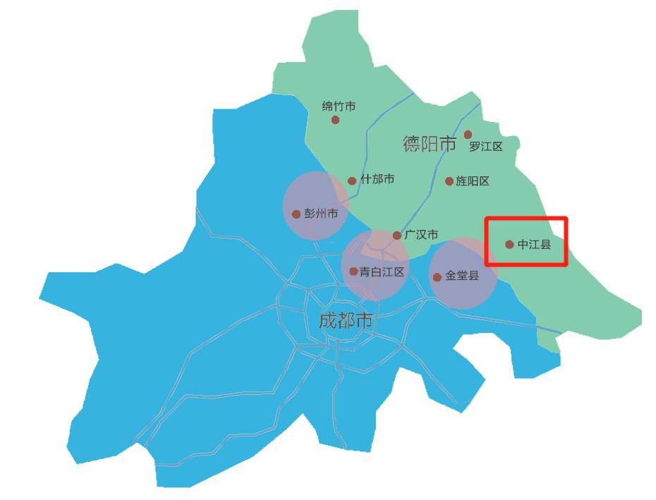 中江县行政区划图片