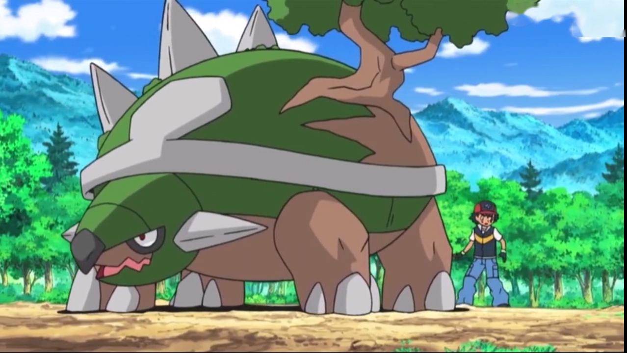 土台龟绝对是小智拥有的神奇宝贝中最可怜的,身为肉盾的土台龟,在进化