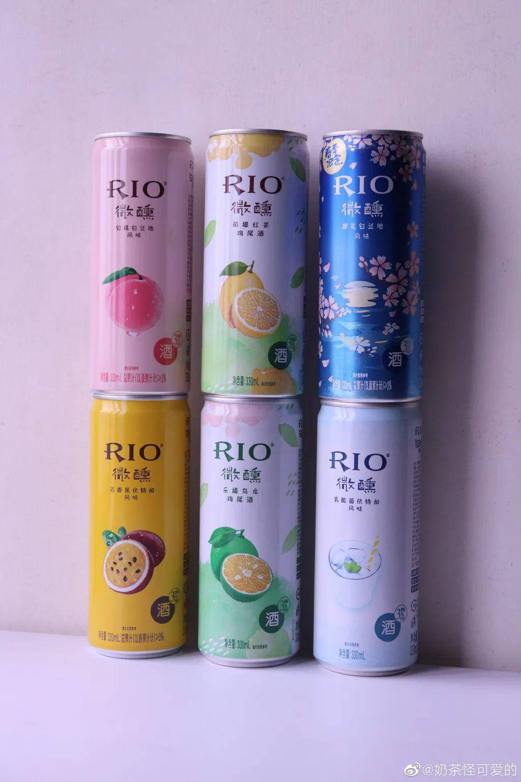 rio鸡尾酒经典款包装设计升级了!满屏的潮流感!